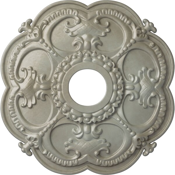 Ekena Millwork Rotherham Ceiling Medallion (Fits Canopies up to 3 1/2"), 18"OD x 3 1/2"ID x 1 1/2"P, Flash Gold CM17ROFLS - main